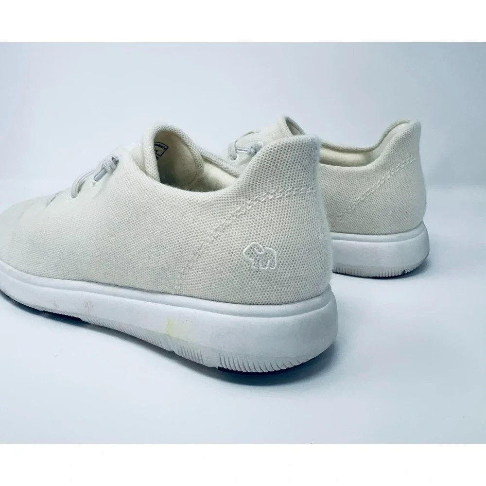 Merinos Australian Lace Up Wool Sneakers‎ Women's Size 9 Cream Comfort Cushion